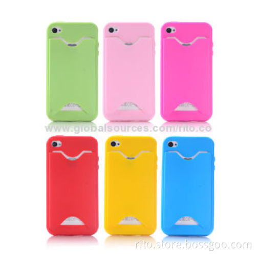 New Smartphone Case with Card Slot for iPhone 4/4s, iPhone 5/5s